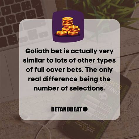 how many bets in a goliath|Goliath Bet – Guide, Examples, Wagers, Tips & FAQ .